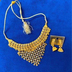 Indian jewelry gold colored
